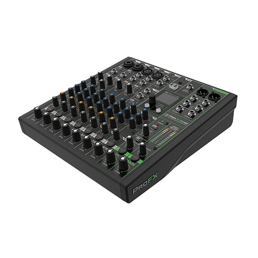  Mackie ProFX10 GO 10-Channel USB-C Rechargeable Battery-Powered Analog Mixer(Mackie Profx10 Go 10 Channel Usb C Rechargeable Battery Powered Analog Mixer)