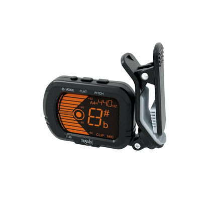  Musedo T‑40 Clip‑On Tuner For Chromatic Guitar/Bass/Violin/C Key Ukulele(Musedo T 40 Clip On Tuner)