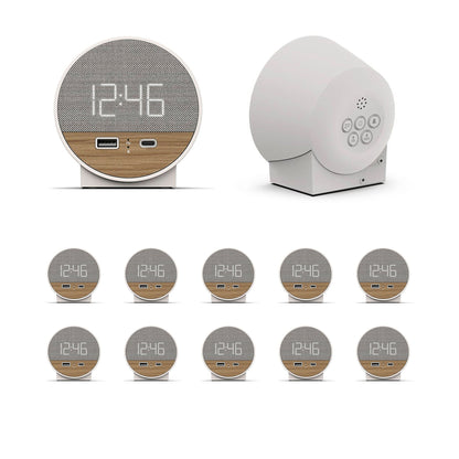  Nonstop NSO2-WFL Hotel Alarm Clock With USB-C And USB-A Charging, Multi Pack Options Available(Nonstop Nso2 Wfl Hotel Alarm Clock With Usb C And Usb A Charging Multi Pack Options Available)