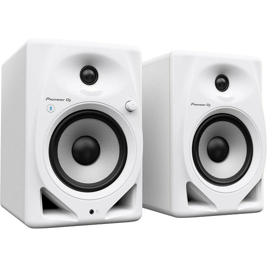  Pioneer DJ DM-50D-BT-W 5-Inch Bluetooth Desktop Monitor, White(Pioneer Dj Dm 50d Bt W 5 Inch Bluetooth Desktop Monitor White)