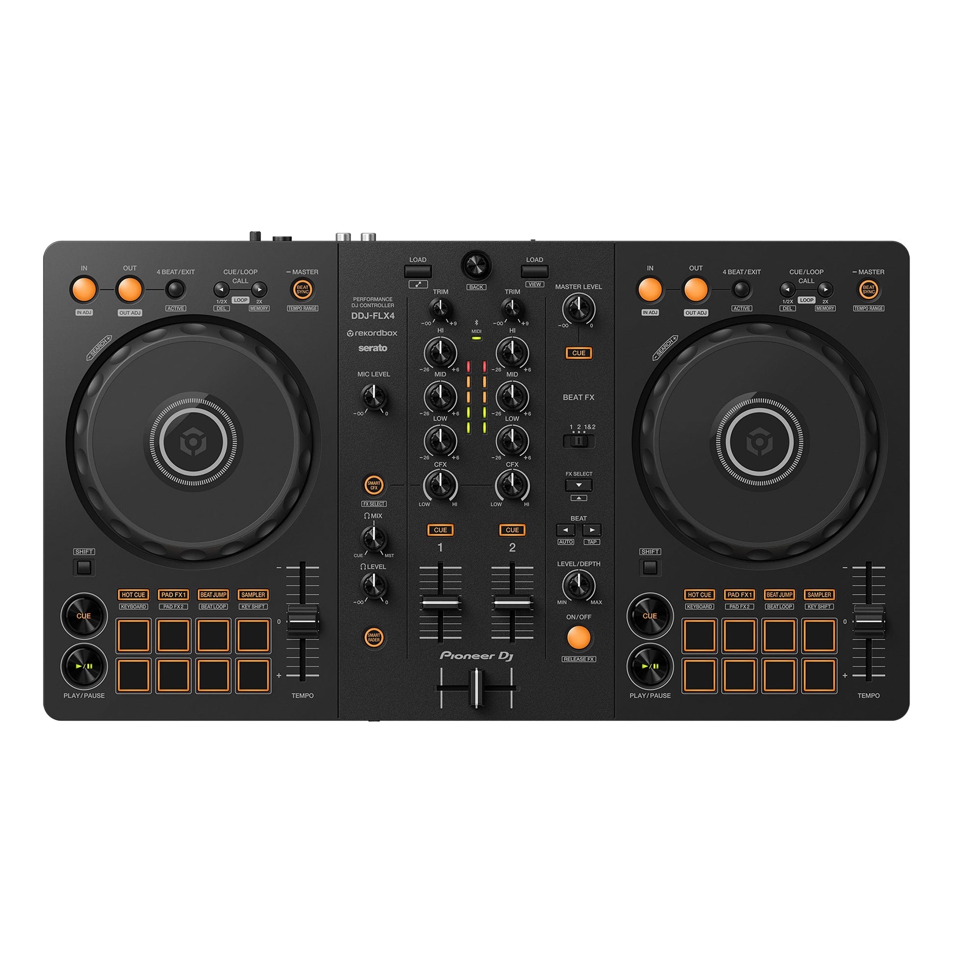  Pioneer DJ DDJ-FLX4 2-Channel DJ Controller For Rekordbox And Serato DJ Lite(Pioneer Dj Ddj Flx4 2 Channel Dj Controller For Rekordbox And Serato Dj Lite)