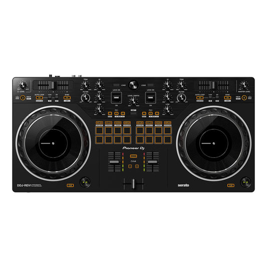  Pioneer DJ DDJ-REV1 Scratch-Style 2-Channel DJ Controller For Serato DJ Lite, Black(Pioneer Dj Ddj Rev1 Scratch Style 2 Channel Dj Controller For Serato Dj Lite Black)