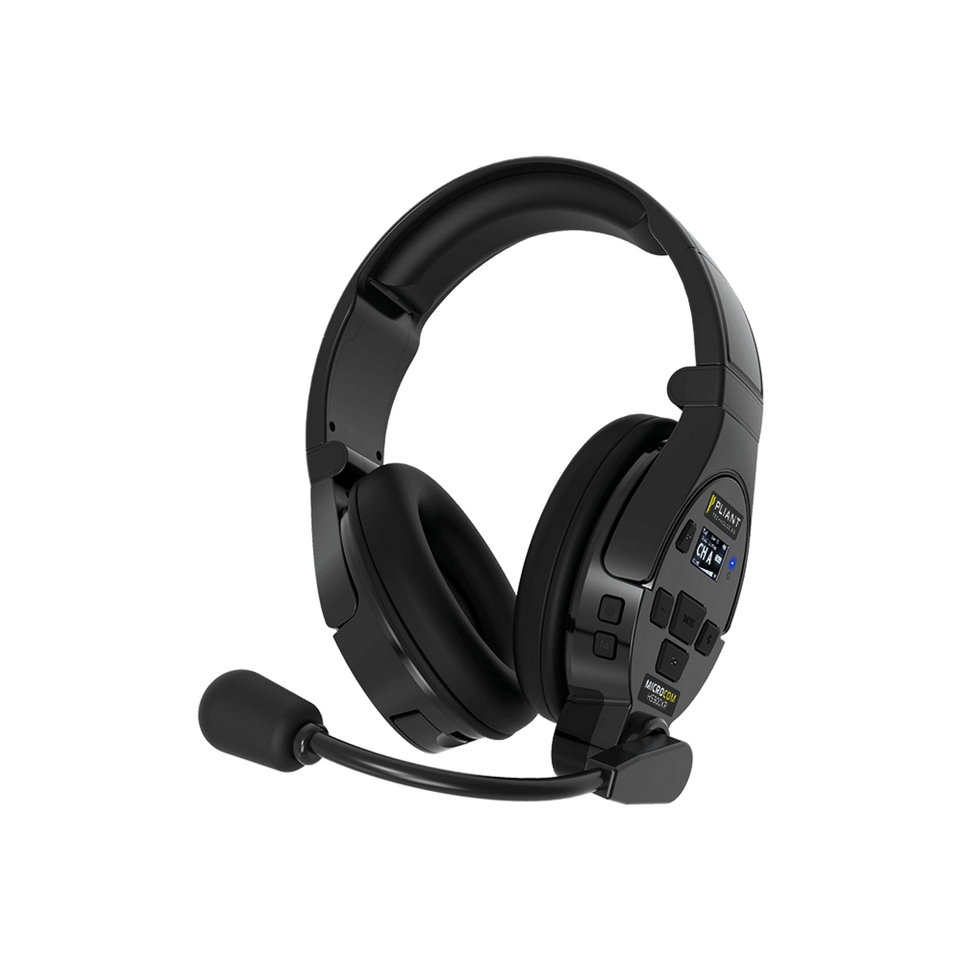  Pliant Technologies MicroCom XR 900MHz Two-Channel All-In-One Wireless Headset(Pliant Technologies Microcom Xr 900mhz Two Channel All In One Wireless Headset)