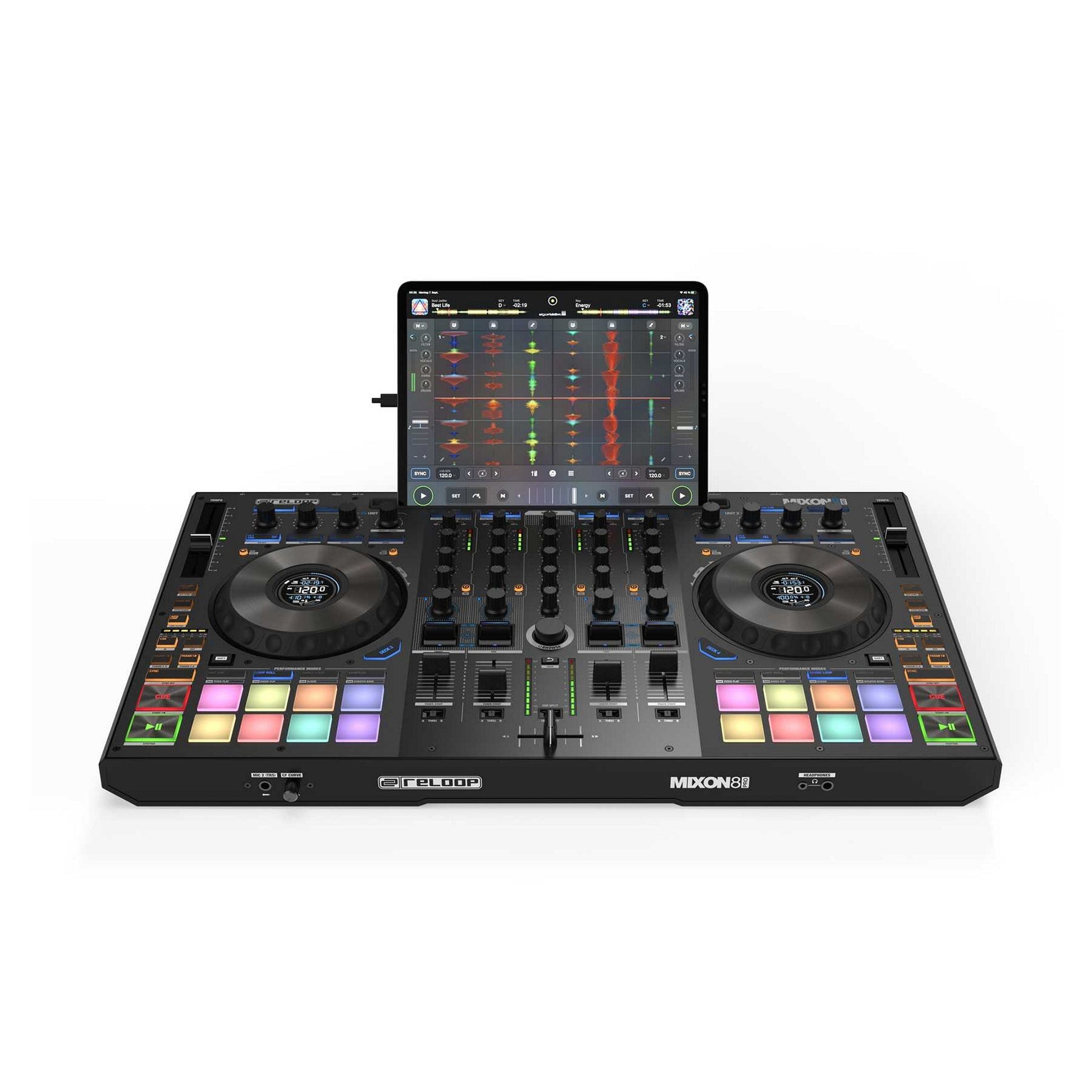  Reloop Mixon 8 Pro 4-Channel Professional Hybrid DJ Controller For Serato DJ Pro (Used)(Reloop Mixon 8 Pro 4 Channel Professional Hybrid Dj Controller For Serato Dj Pro Used 1)