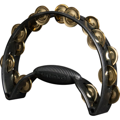  Rhythm Tech RTPRO11-U Pro Tambourine With Brass Jingles, Black(Rhythm Tech Rtpro11 U Pro Tambourine With Brass Jingles Black)