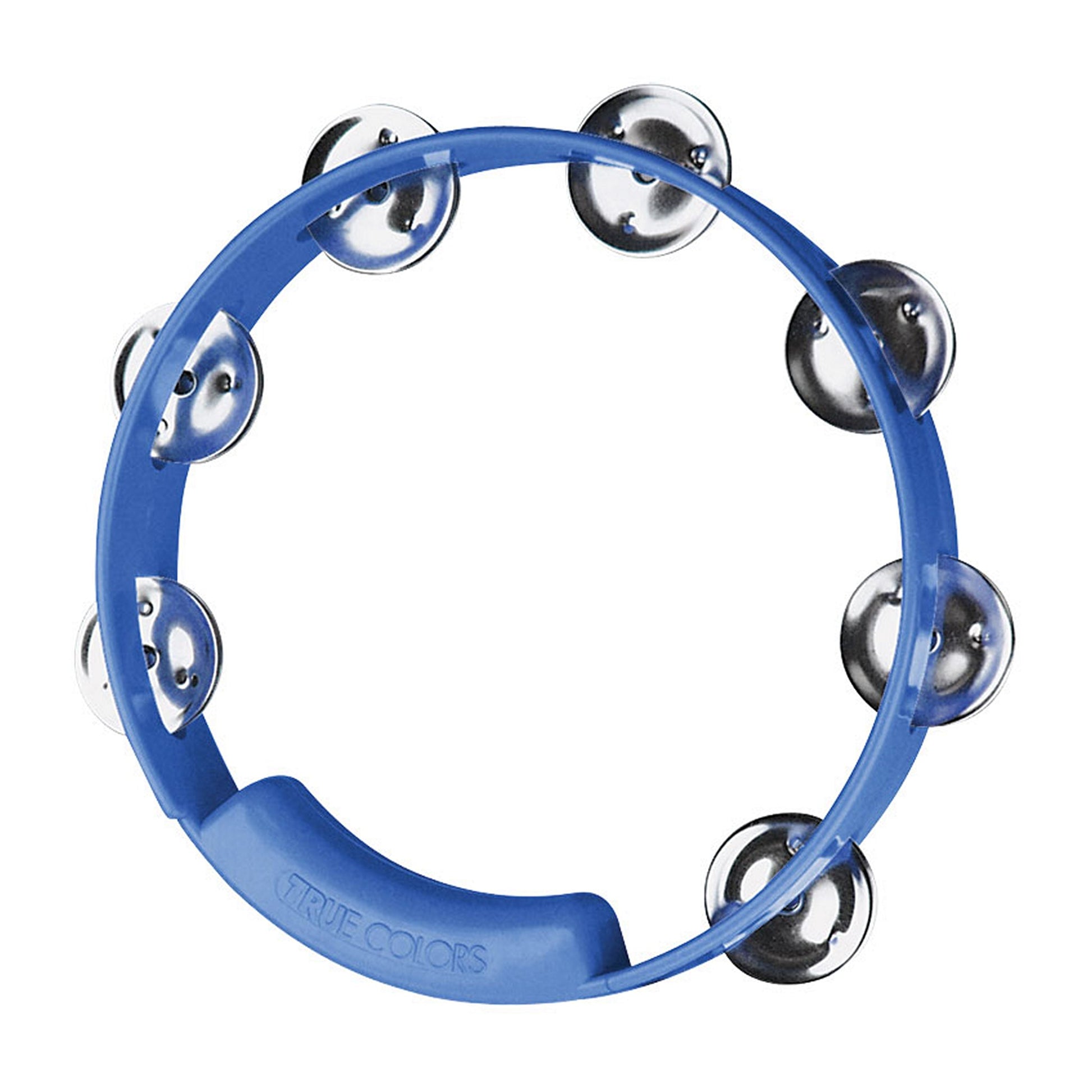  Rhythm Tech TC4048 True Colors Tambourine, Blue 8-Inch(Rhythm Tech Tc4048 True Colors Tambourine Blue 8 Inch)