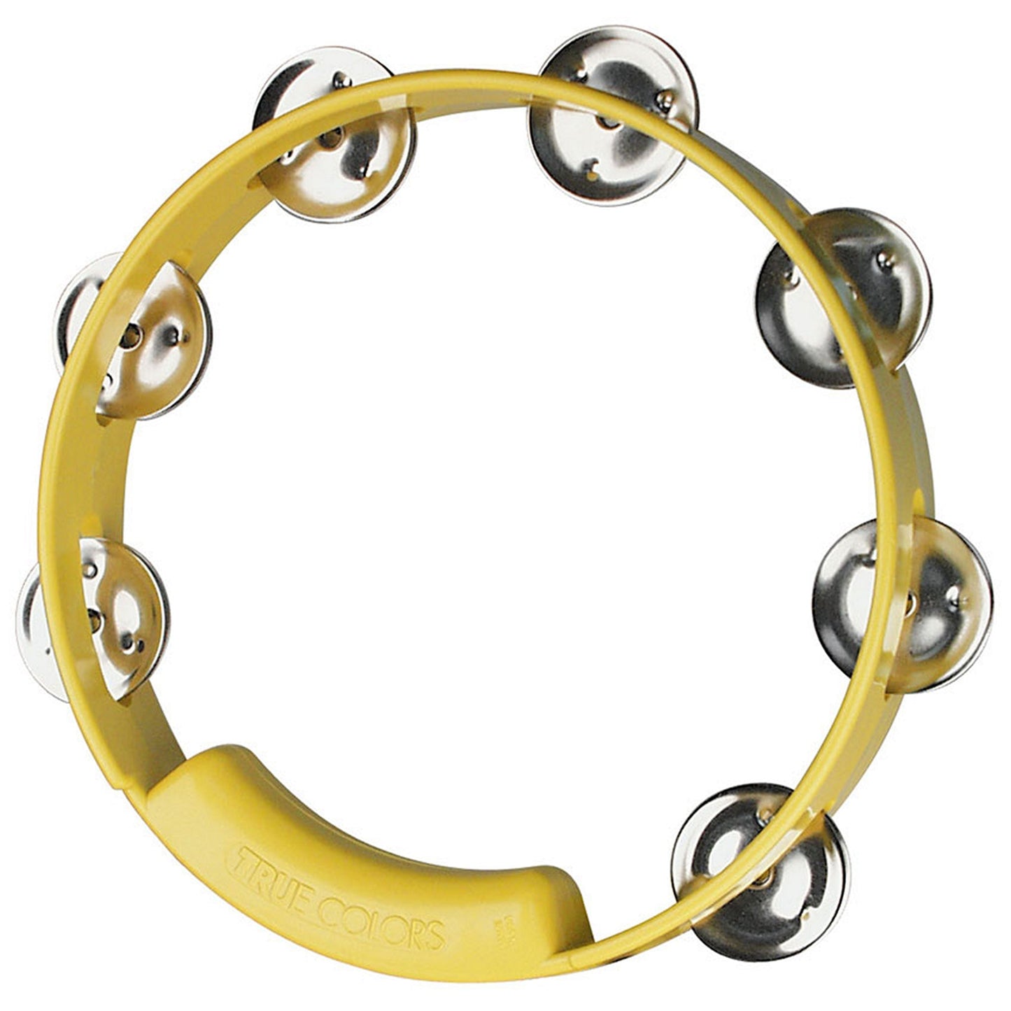  Rhythm Tech TC4058 True Colors Tambourine, Yellow 8-Inch(Rhythm Tech Tc4058 True Colors Tambourine Yellow 8 Inch)