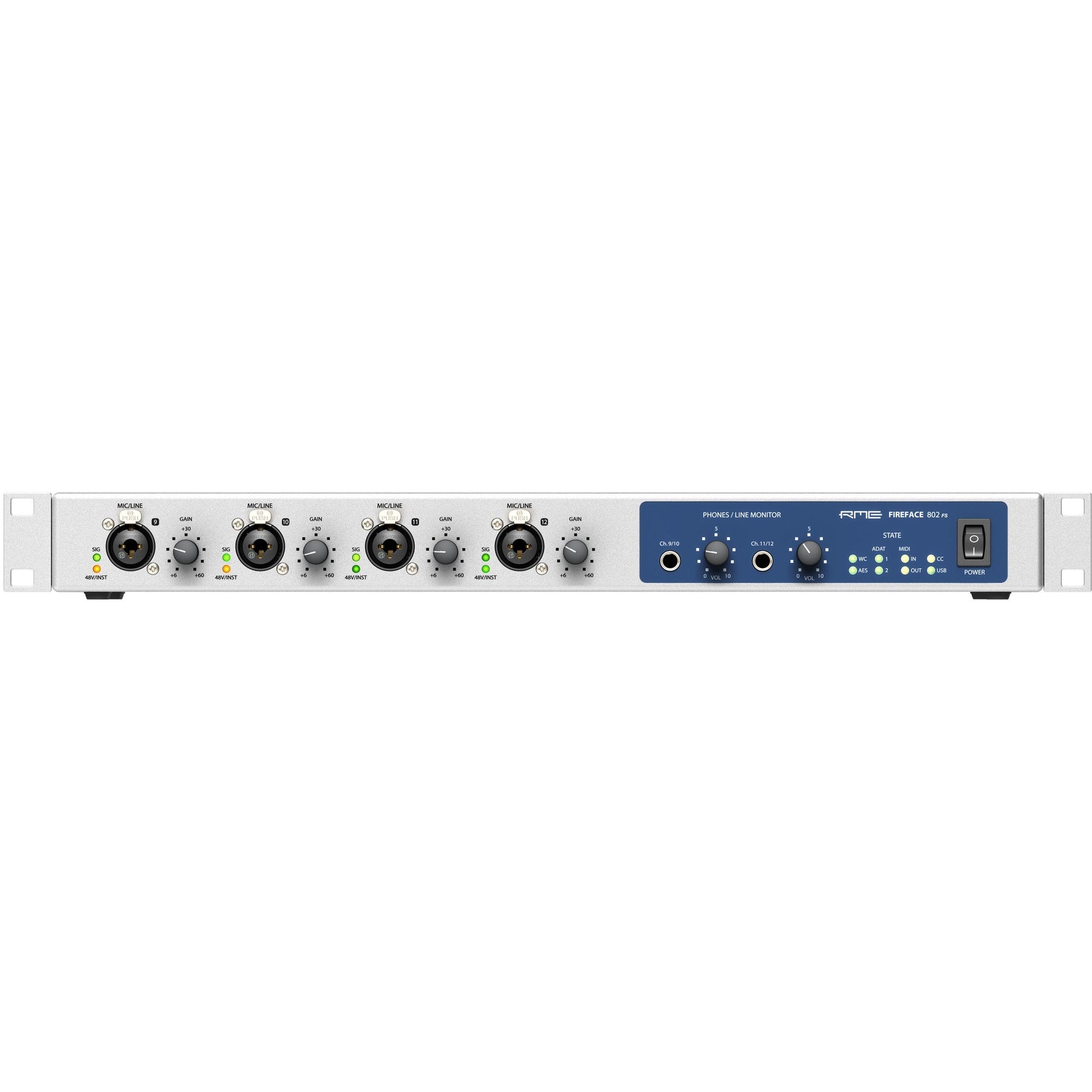  RME Fireface 802 FS 60-Channel 192 KHz High-End USB Audio Interface(Rme Fireface 802 Fs 60 Channel 192 Khz High End Usb Audio Interface)