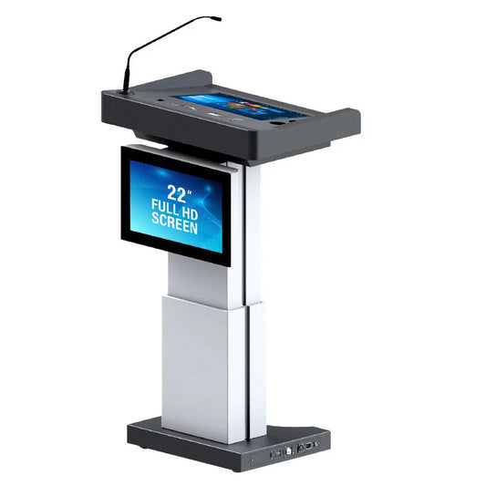  TEMAS DL22A-M/DL22A 22-Inch Speaker Screen And 24-Inch Front Screen Digital Lectern(Temas Dl22a M Dl22a 22 Inch Speaker Screen And 24 Inch Front Screen Digital Lectern)