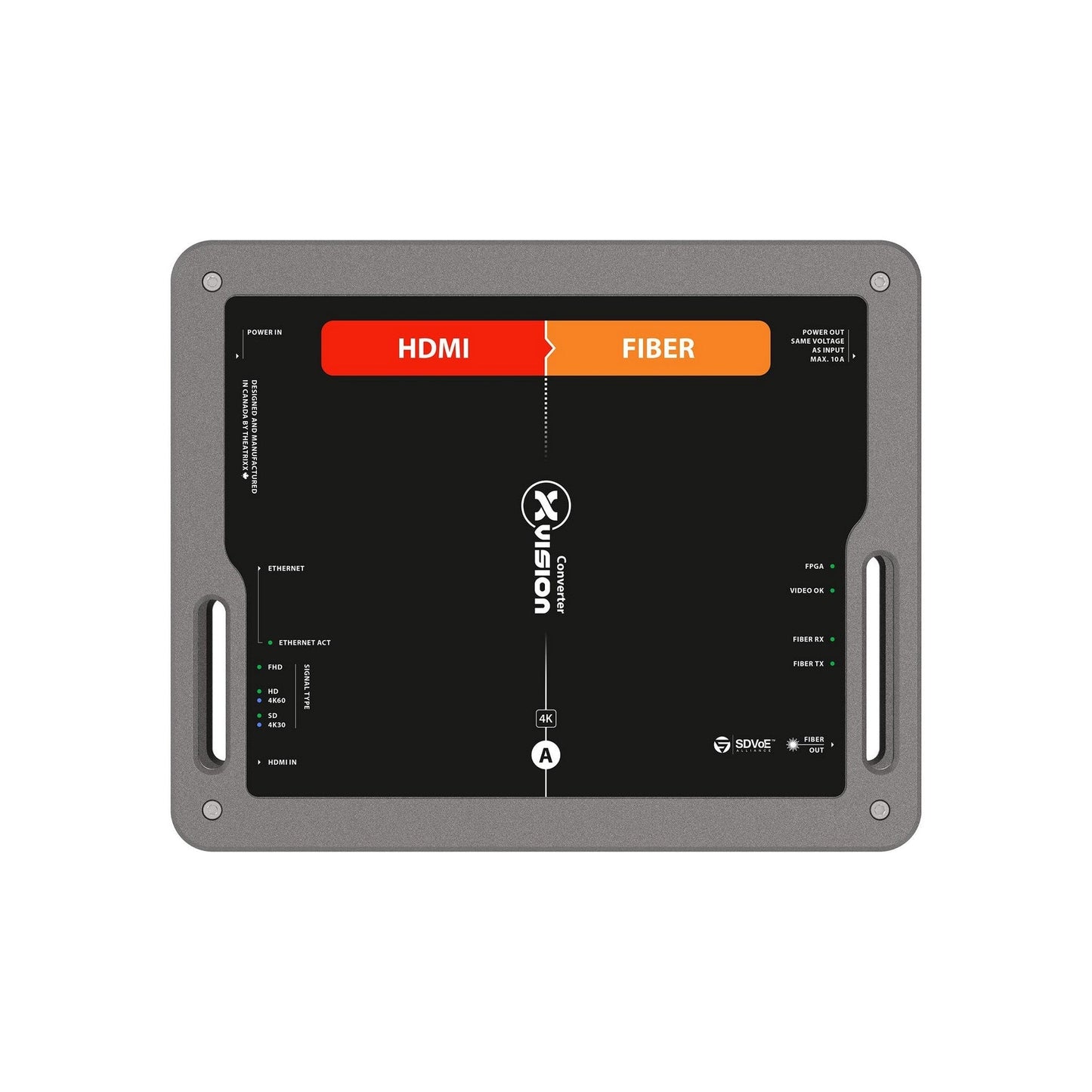 Theatrixx12G-SDI To Fiber Converter, Single-Mode Or Multimode, OpticalCON Duo Or Optical QUAD(Theatrixx 12g Sdi To Fiber Converter Single Mode Or Multimode Opticalcon Duo Or Optical Quad)