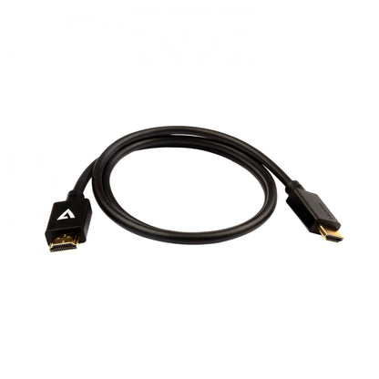  V7 V7HDMIPRO-1M-BLK 48 Gbps 8K UHD HDMI 2.1 Cable, 3.3-Foot, Black(V7 V7hdmipro 1m Blk 48 Gbps 8k Uhd Hdmi 2 1 Cable 3 3 Foot Black)