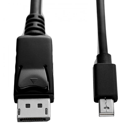  V7 V7MDP2DP-6FT-BLK-1E Mini DisplayPort 1.2 To DisplayPort 1.2 Male 21.6 Gbps 4K UHD Cable, 6.6-Foot, Black(V7 V7mdp2dp 6ft Blk 1e Mini Displayport 1 2 To Displayport 1 2 Male 21 6 Gbps 4k Uhd Cable 6 6 Foot Black)
