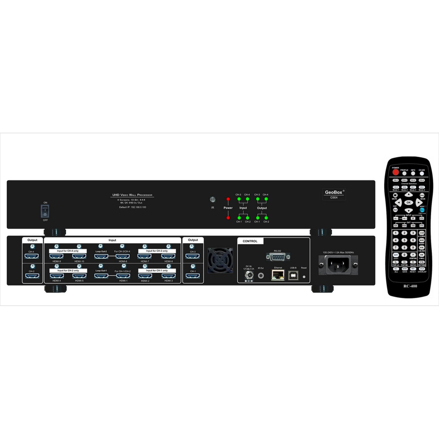  VigilLink G904 UHD Video Wall Controller(Vigillink G904 Uhd Video Wall Controller)