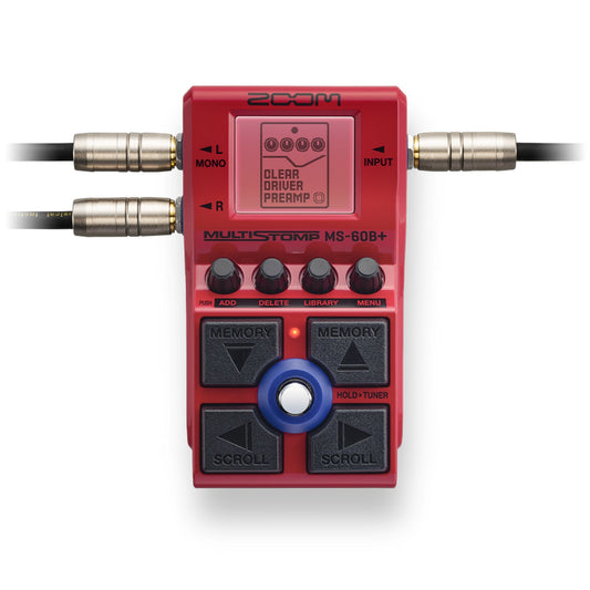  Zoom MS-60B+ MultiStomp Bass Effects Pedal(Zoom Ms 60b Multistomp Bass Effects Pedal)