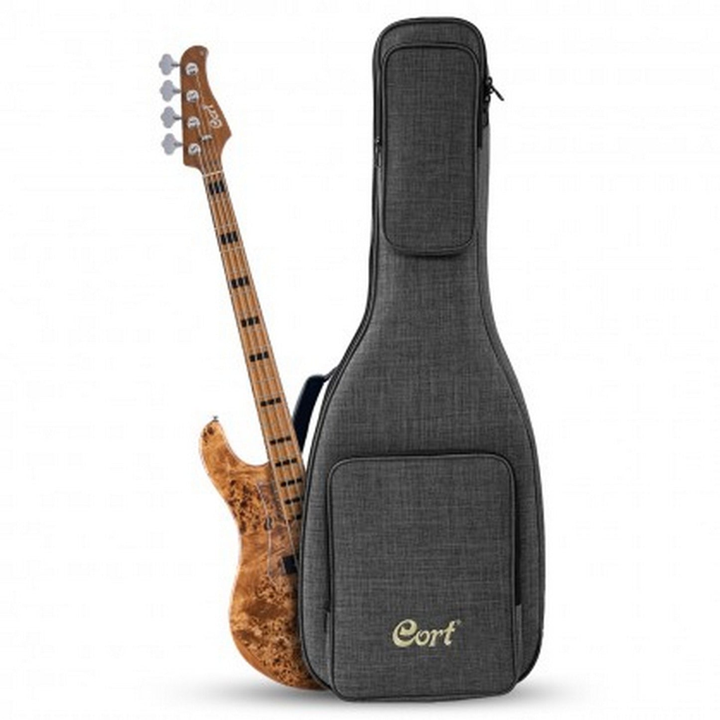 Cort GB-Modern 4 String Bass Guitar With Case(Cort Gb Modern 4 String Bass Guitar With Case)