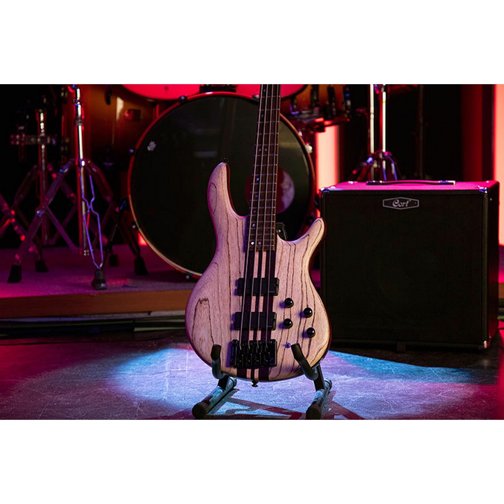  Cort Artisan A4 Ultra Ash 4 String Bass Guitar, Natural(Cort Artisan A4 Ultra Ash 4 String Bass Guitar Natural)