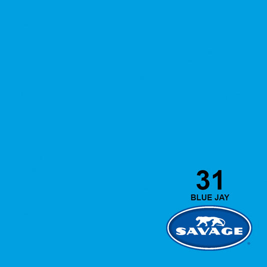  Savage 107-Inch X 50-Yards Widetone Seamless Background Paper, Blue Jay(Savage 31 50 107 Inch X 50 Yards Widetone Seamless Background Paper Blue Jay)