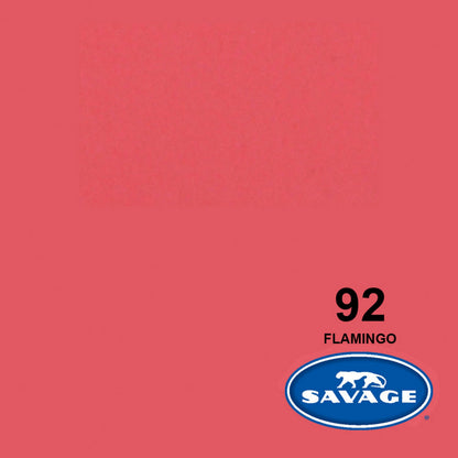  Savage 26-Inch X 12-Yards Widetone Seamless Background Paper, Flamingo(Savage 92 2612 26 Inch X 12 Yards Widetone Seamless Background Paper Flamingo)