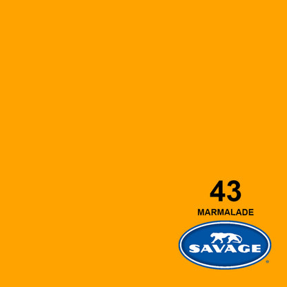  Savage 107-Inch X 50-Yards Widetone Seamless Background Paper, Marmalade(Savage 43 50 107 Inch X 50 Yards Widetone Seamless Background Paper Marmalade)