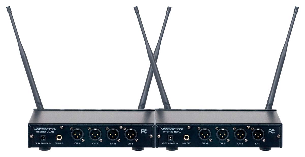  VocoPro MIB-QUAD-8C 8-Channel Wireless Handheld/Headset/Lapel Microphone System(Vocopro Mib Quad 8c 8 Channel Wireless Handheld Headset Lapel Microphone System)