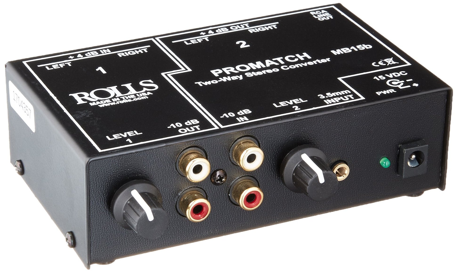  Rolls MB15b Promatch 2-Way Stereo Converter(Rolls Mb15b Promatch 2 Way Stereo Converter)