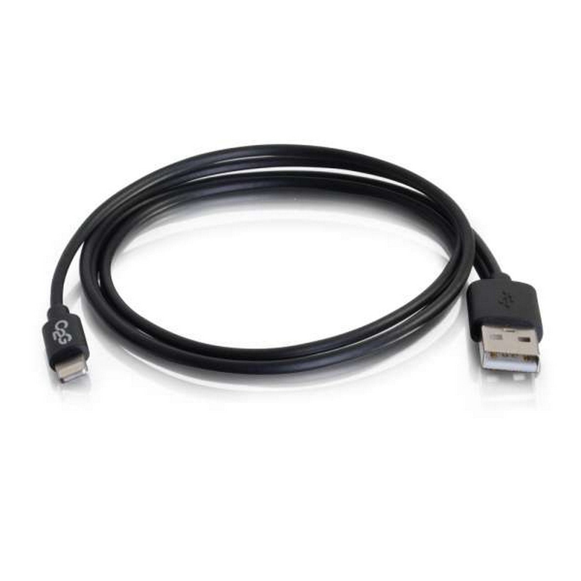  C2G USB A Male To Lightning Male Sync And Charging Cable, 1 Meter(C2g Usb A Male To Lightning Male Sync And Charging Cable 1 Meter)