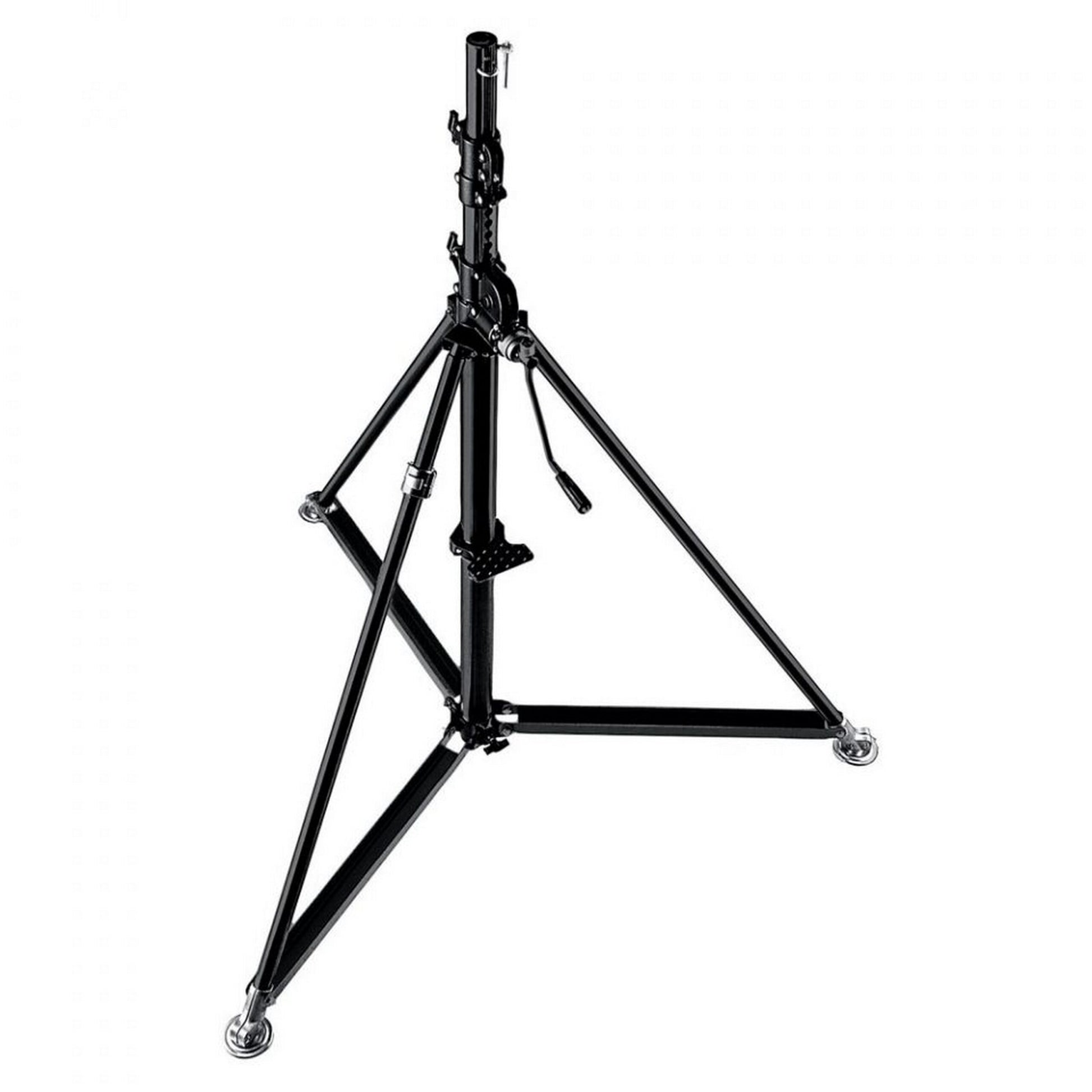  Manfrotto 387XBU Black Steel Super Wind Up Stand With Geared Column(Manfrotto 387xbu Black Steel Super Wind Up Stand With Geared Column)