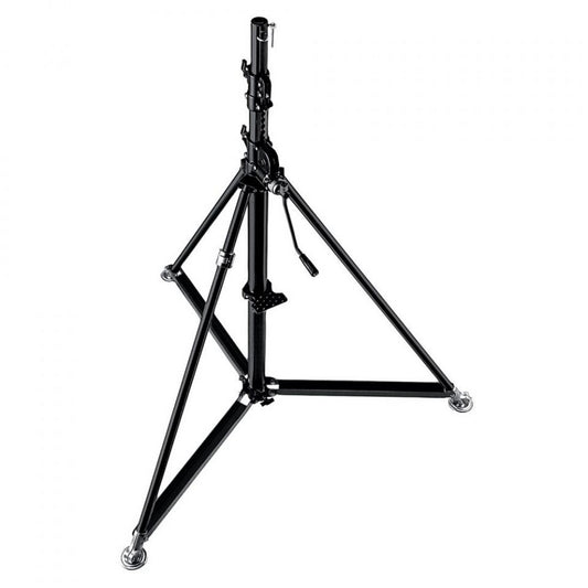  Manfrotto 387XBU Black Steel Super Wind Up Stand With Geared Column(Manfrotto 387xbu Black Steel Super Wind Up Stand With Geared Column)