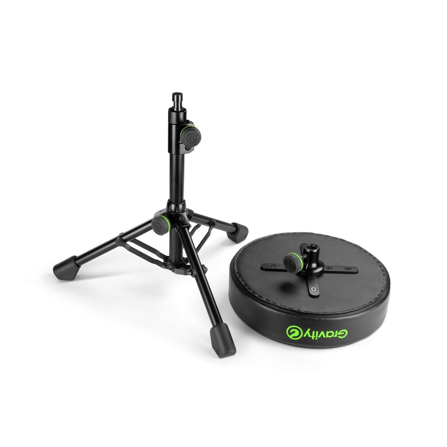  Gravity FD SEAT 1 Round Musicians Stool Foldable, Adjustable Height (Used)(Gravity Fd Seat 1 Round Musicians Stool Foldable Adjustable Height Used)