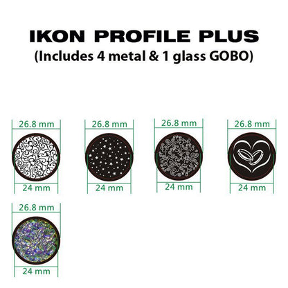  Eliminator Lighting Ikon Profile Plus 40W White GOBO Projector LED Light(Eliminator Lighting Ikon Profile Plus 40w White Gobo Projector Led Light)