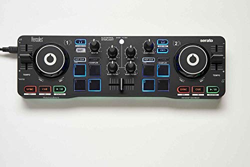  Hercules DJControl Starlight DJ Compact Controller With Built-in Sound Card For Serato(Hercules Djcontrol Starlight Dj Compact Controller With Built In Sound Card For Serato)