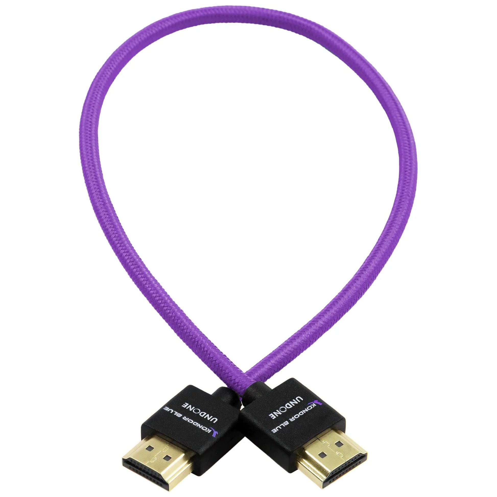  Kondor Blue Gerald Undone MK2 Full HDMI Straight Braided Cable, 18-Inch(Kondor Blue Gerald Undone Mk2 Full Hdmi Straight Braided Cable 18 Inch)