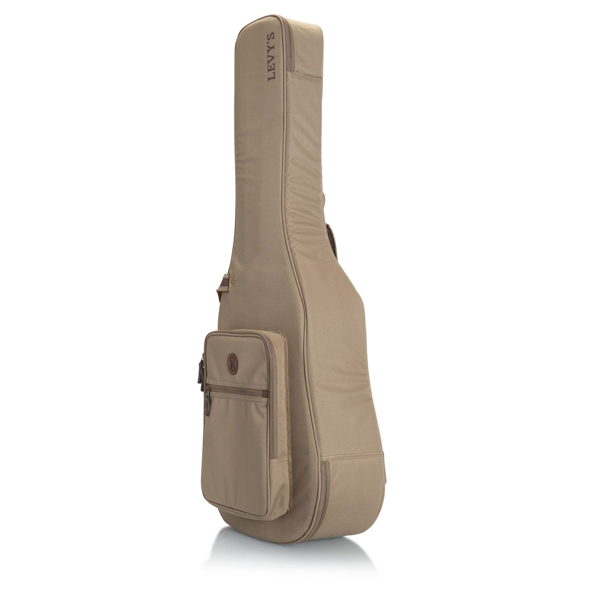  Levy's Deluxe Gig Bag For Dread Guitars, Tan(Levys Lvydreadgb200 Deluxe Gig Bag For Dread Guitars Tan)