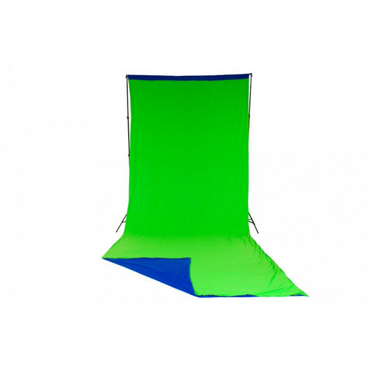  Lastolite LL LC5887 Chromakey Curtain Reversible Background, Blue/Green(Lastolite Ll Lc5887 Chromakey Curtain Reversible Background Blue Green)