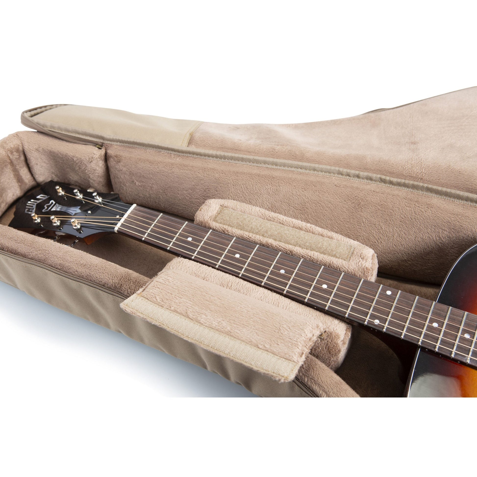  Levy's Deluxe Gig Bag For Dread Guitars, Tan(Levys Lvydreadgb200 Deluxe Gig Bag For Dread Guitars Tan)
