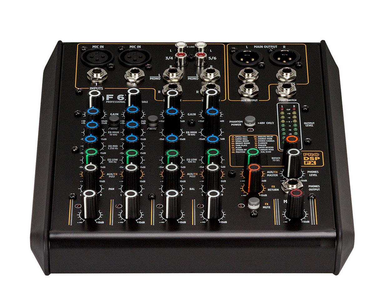  RCF F6-X 6-Channel Mixer(Rcf F6 X 6 Channel Mixer)