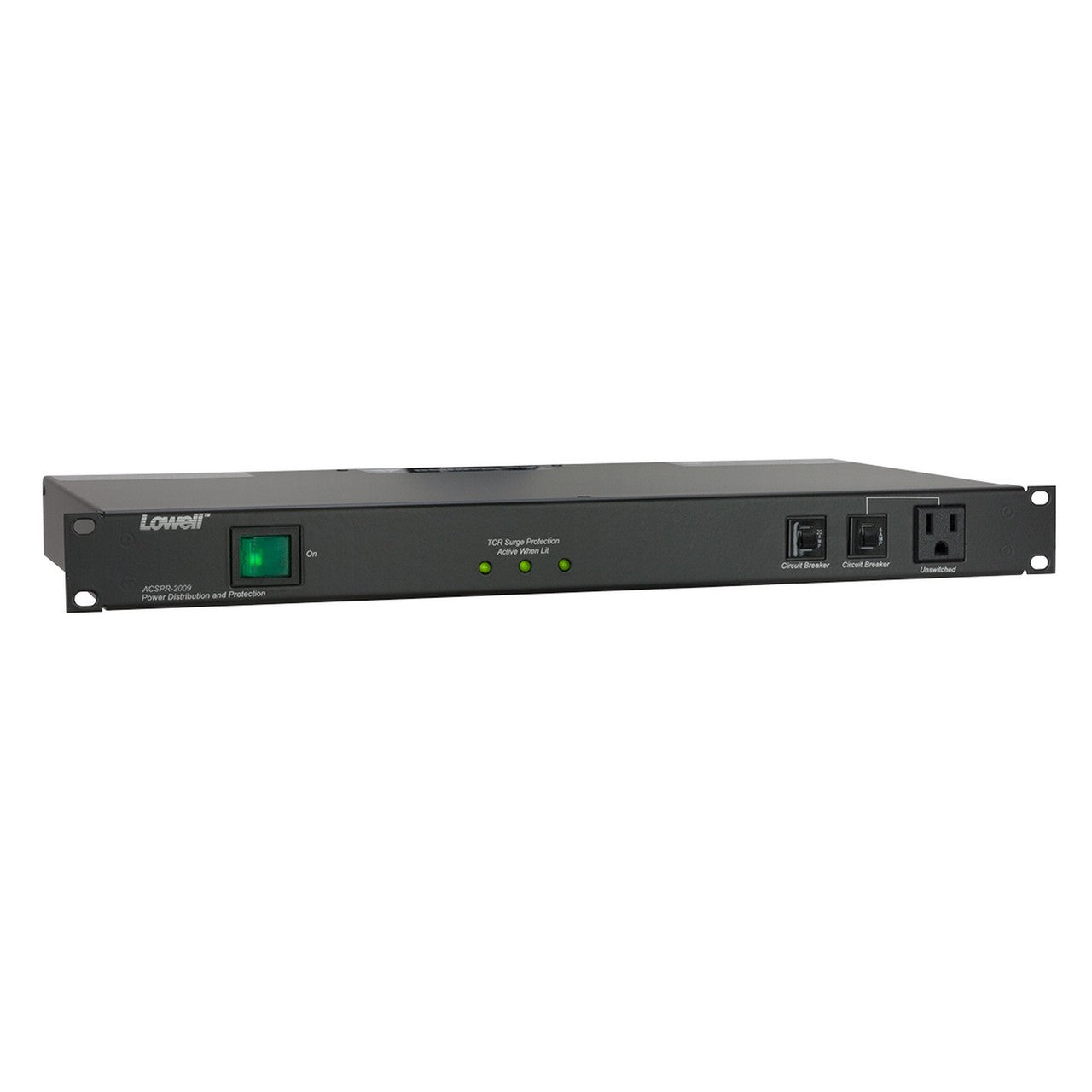  Lowell ACSPR-2009 Power Panel-20A, 5-Switched 4-Unswitched Outlets, 1U, Surge Supp, 9ft Cord(Lowell Acspr 2009 Power Panel 20a 5 Switched 4 Unswitched Outlets 1u Surge Supp 9ft Cord)