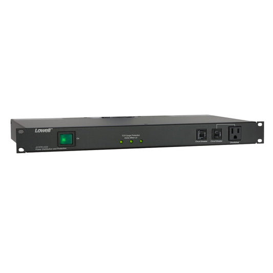  Lowell ACSPR-2009 Power Panel-20A, 5-Switched 4-Unswitched Outlets, 1U, Surge Supp, 9ft Cord(Lowell Acspr 2009 Power Panel 20a 5 Switched 4 Unswitched Outlets 1u Surge Supp 9ft Cord)