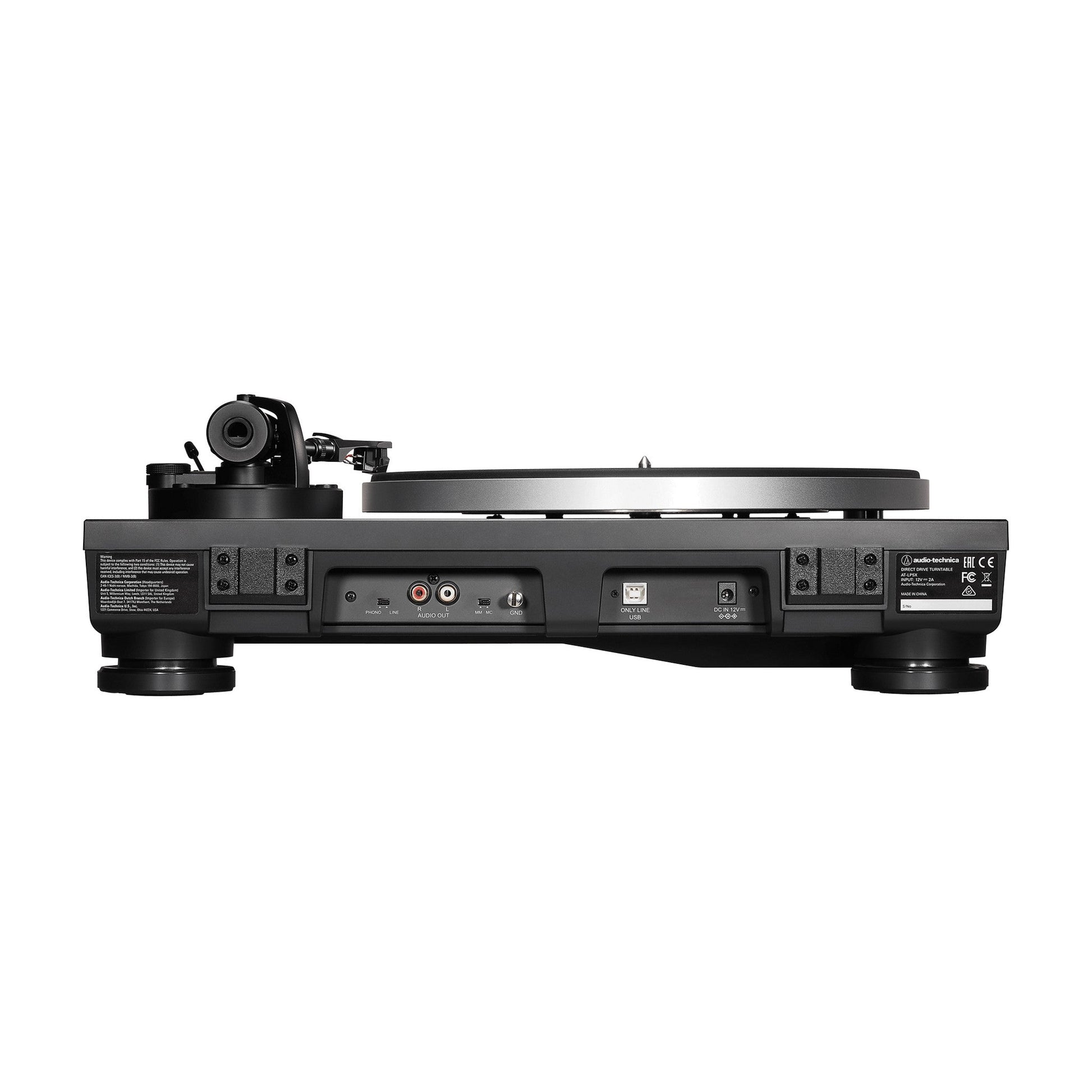  Audio-Technica AT-LP5X USB Fully Manual Direct-Drive Analog Turntable, Black(Audio Technica At Lp5x Usb Fully Manual Direct Drive Analog Turntable Black)