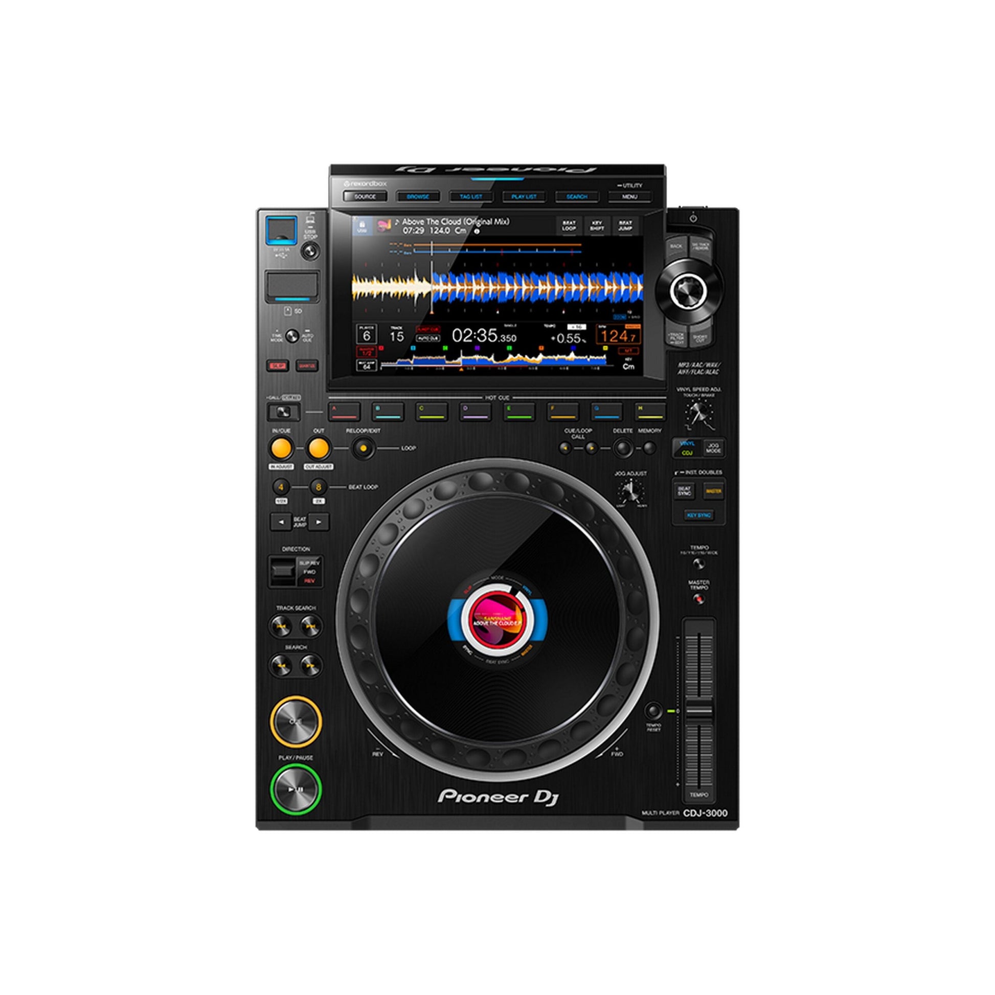 Pioneer DJ CDJ-3000 Professional DJ Multi Player, Black(Pioneer Dj Cdj 3000 Professional Dj Multi Player Black)
