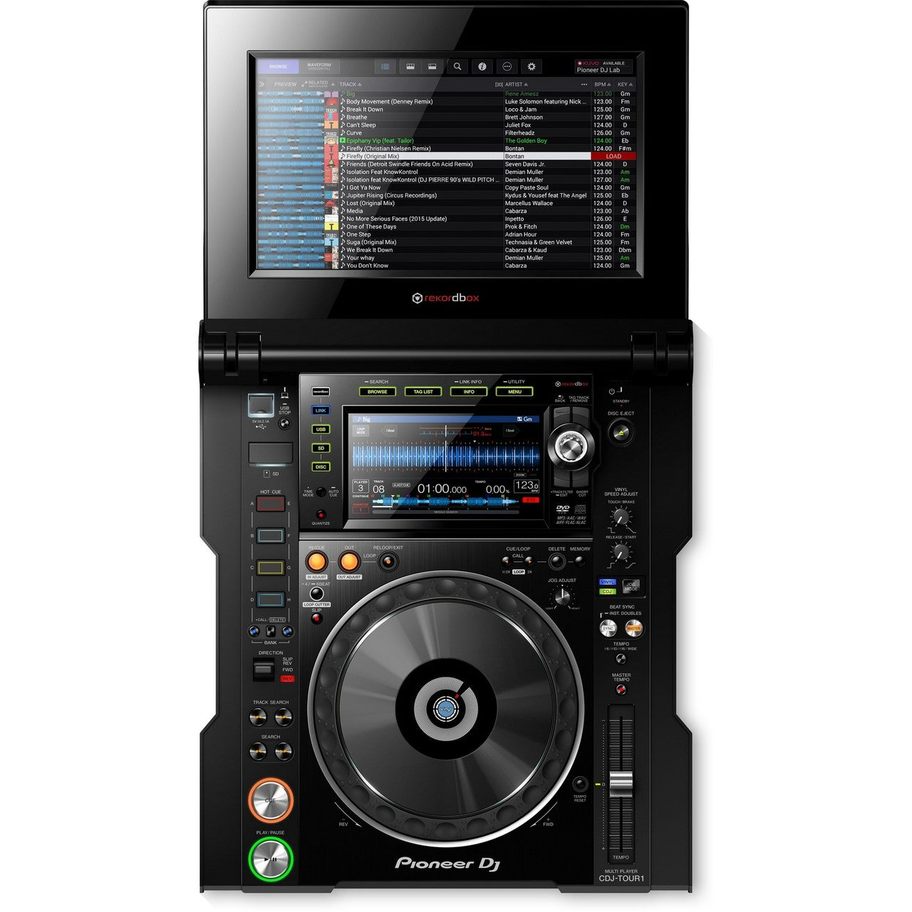  Pioneer CDJ-TOUR1 Multi-Player(Pioneer Cdj Tour1 Foldout Touch Screen Tour System Multi Media Player)