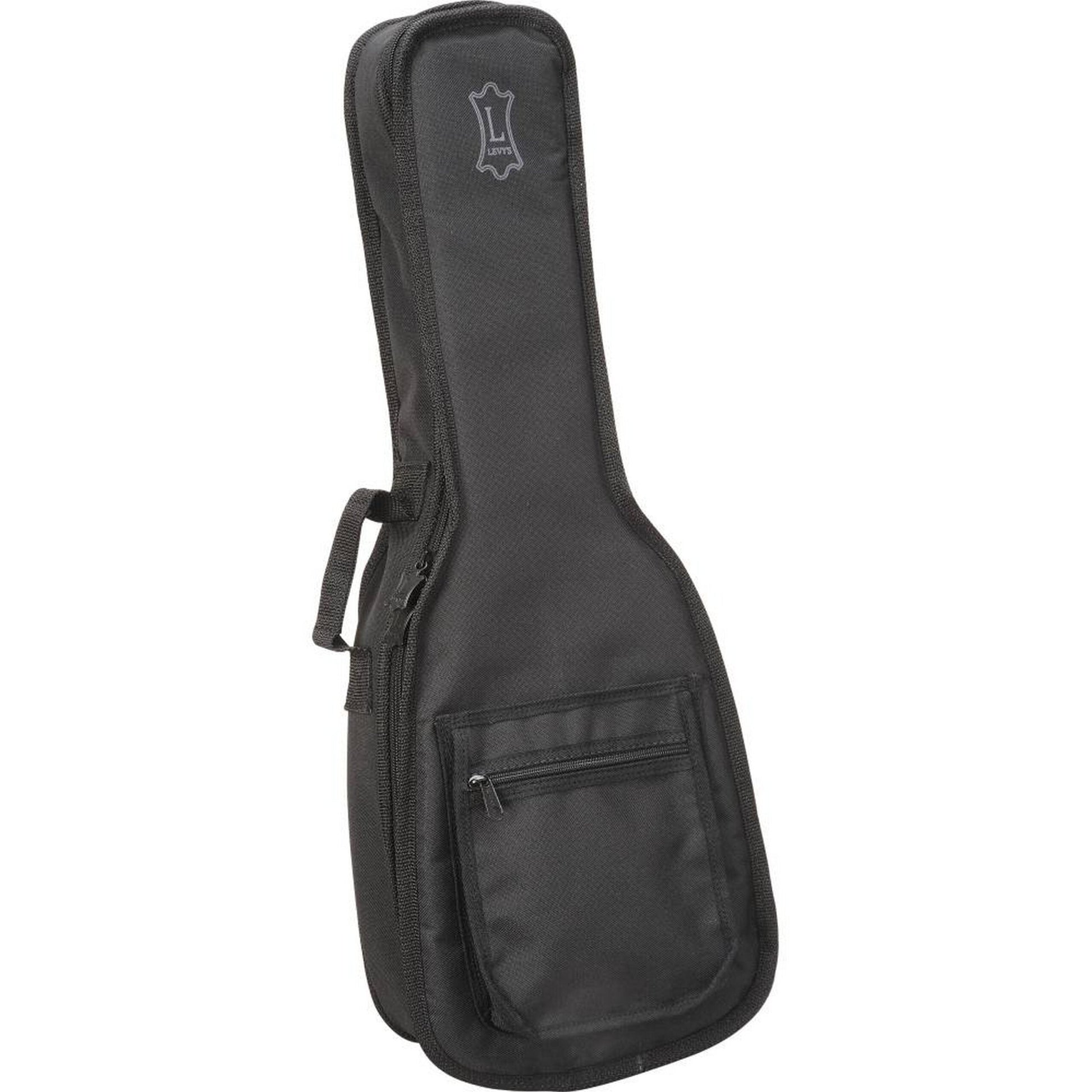  Levy's CMUC Polyester Ukulele Bag, Concerto, Black(Levys Cmuc Polyester Ukulele Bag Concerto Black)