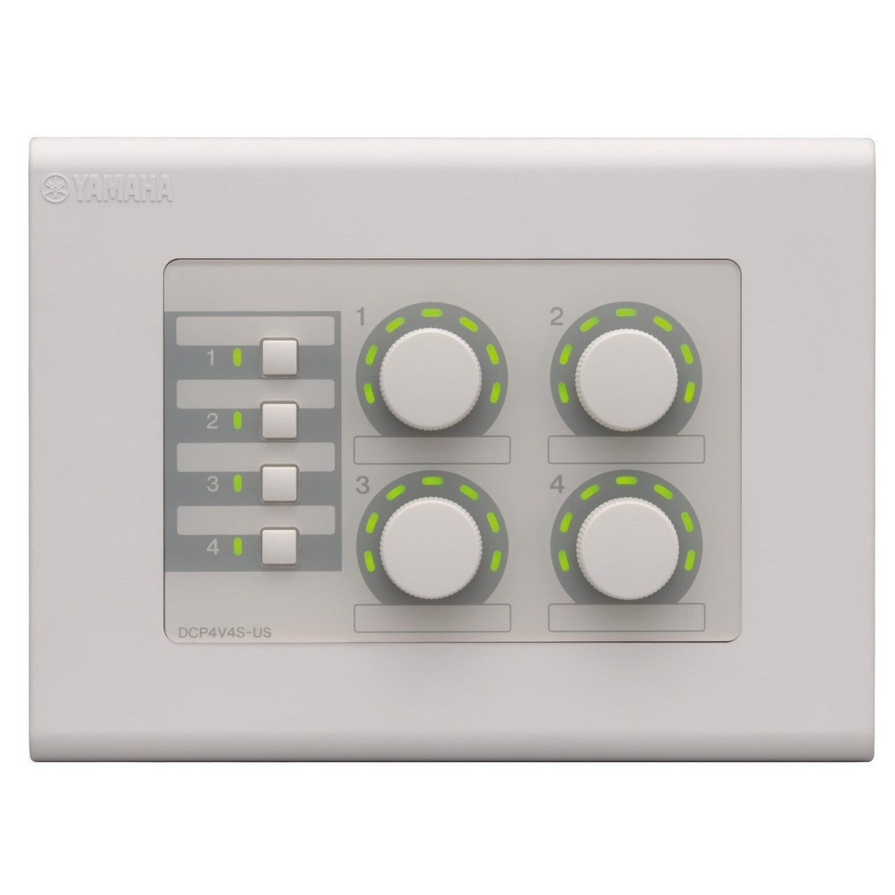  Yamaha DCP4V4S-US 4 X 4 Volume Switch MTX Series Wall Mount Control Panel(Yamaha Dcp4v4s Us 4 X 4 Volume Switch Mtx Series Wall Mount Control Panel)