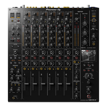  Pioneer DJ DJM-V10-LF 6-Channel Professional DJ Mixer With Long Faders(Pioneer Dj Djm V10 Lf Creative Style 6 Channel Mixer With Long Fader)