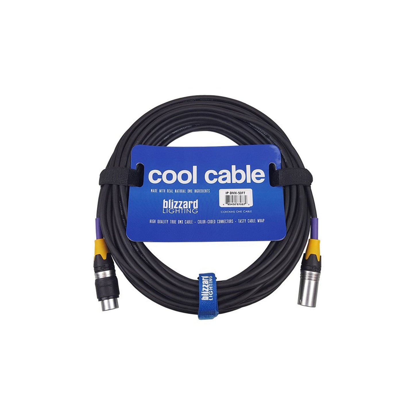  Blizzard Lighting DMX-IP-50Q Weatherproof 3-Pin XLR Male To XLR Female DMX Cable, 50-Feet(Blizzard Lighting Dmx Ip 50q Weatherproof 3 Pin Xlr Male To Xlr Female Dmx Cable 50 Feet)