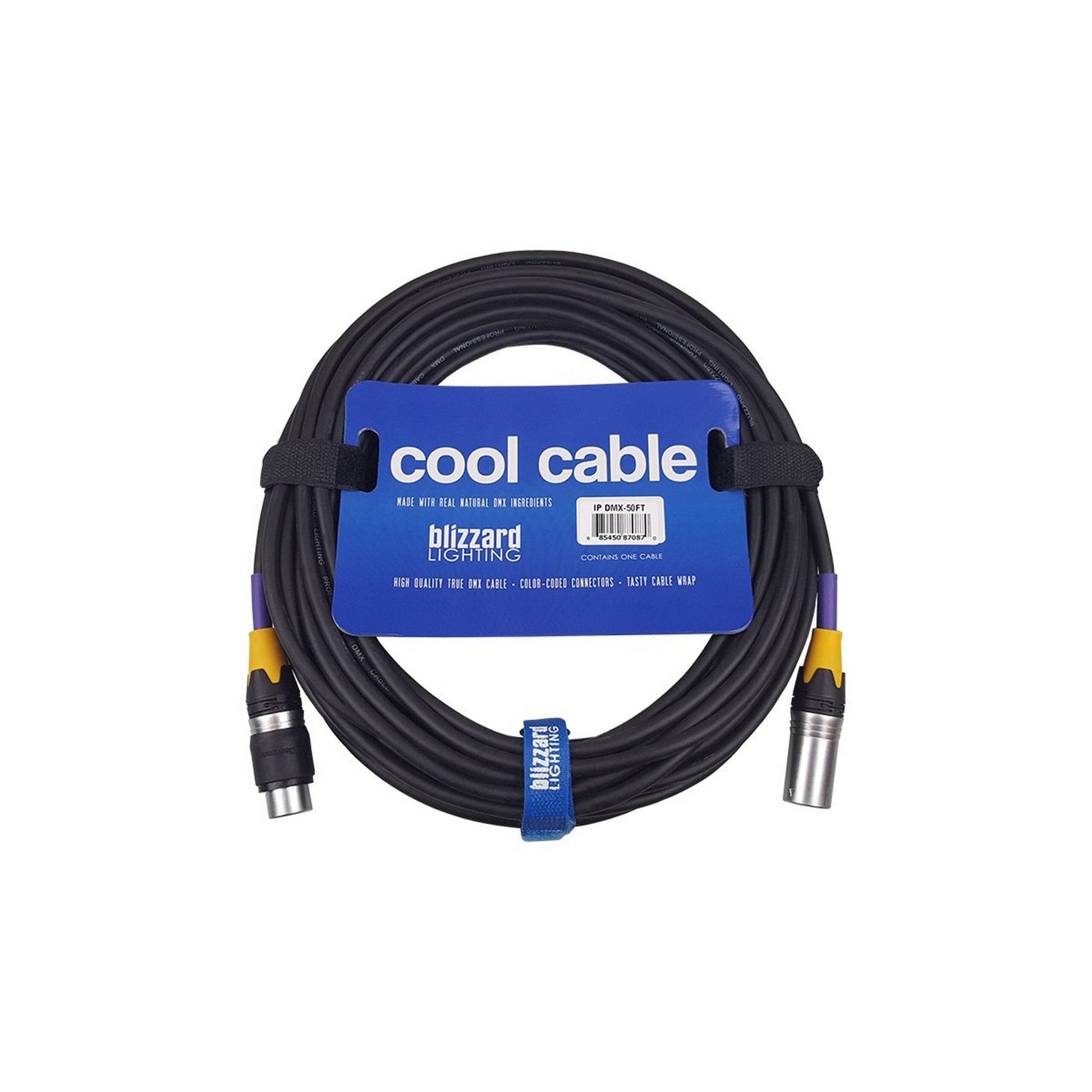  Blizzard Lighting DMX-IP-50Q Weatherproof 3-Pin XLR Male To XLR Female DMX Cable, 50-Feet(Blizzard Lighting Dmx Ip 50q Weatherproof 3 Pin Xlr Male To Xlr Female Dmx Cable 50 Feet)