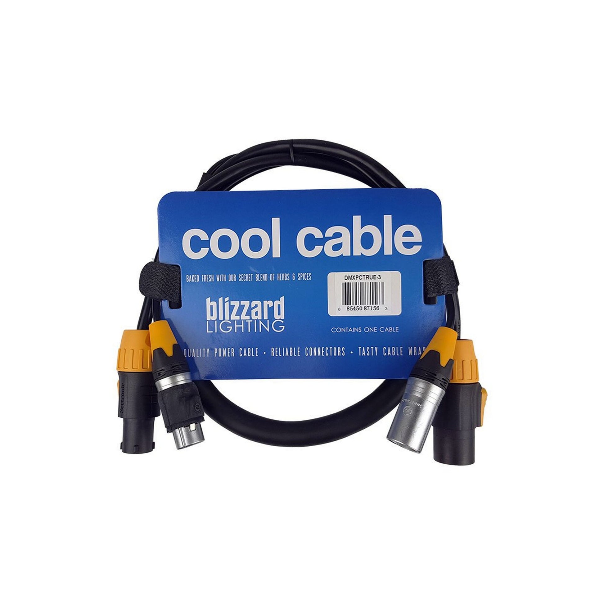 Blizzard Lighting DMXPCT-3 PowerCON TRUE1 Compatible Male To Female Cable, 3 Foot(Blizzard Lighting Dmxpct 3 Powercon True1 Compatible Male To Female Cable 3 Foot)
