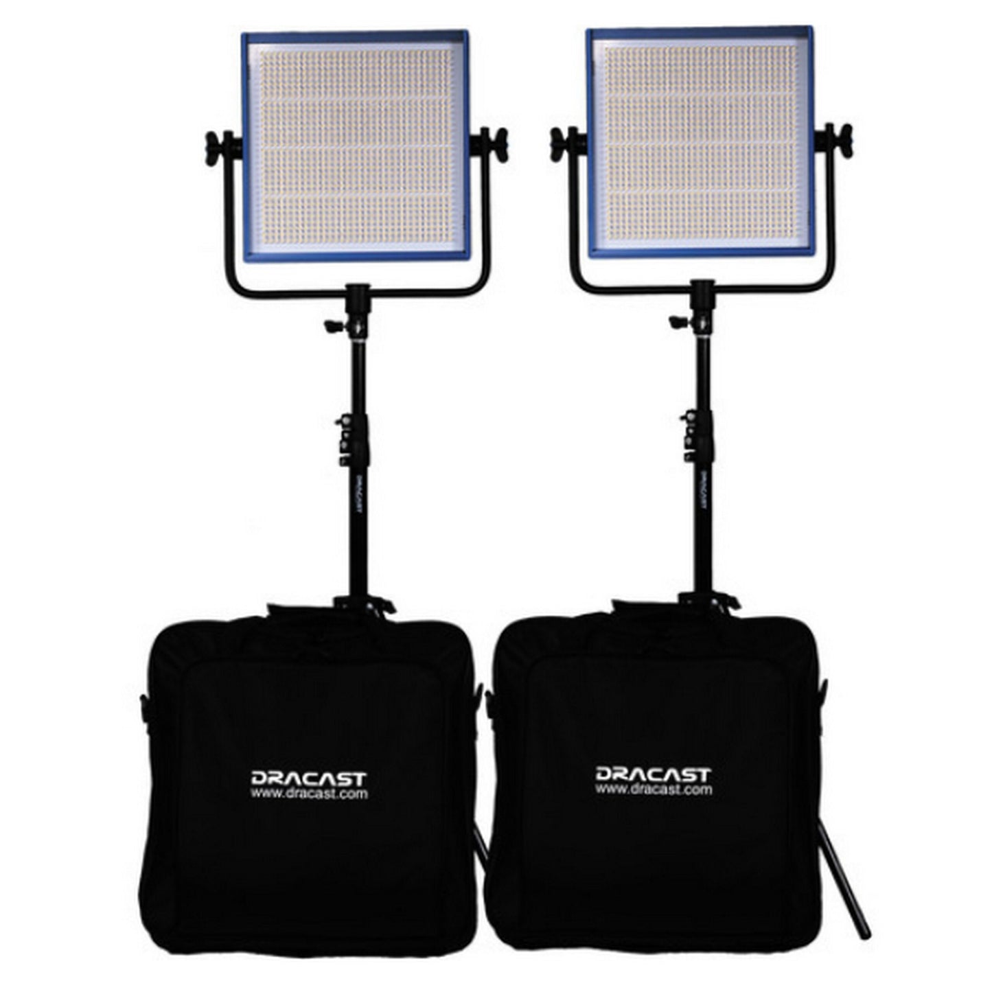  Dracast LED1000 Pro Series Bi-Color 2 Light Kit With Gold Mount Battery Plates(Dracast Dr1000bcg2kq Led1000 Pro Series Bi Color 2 Light Kit With Gold Mount Battery Plates)