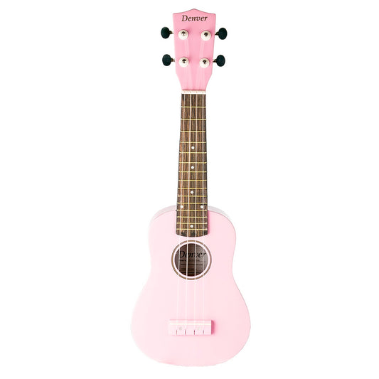  Denver DUKE-PNK Denver Soprano Ukulele, Pink(Denver Duke Pnk Denver Soprano Ukulele Pink)