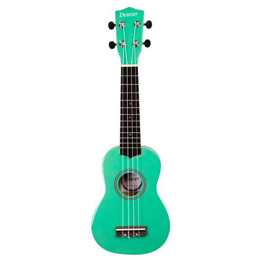  Denver DUKE-SPGR Denver Soprano Ukulele, Sparkle Green(Denver Duke Spgr Denver Soprano Ukulele Sparkle Green)